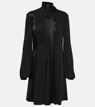 Lavaliere satin dress