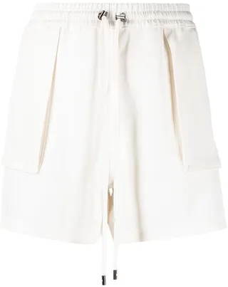 High-Waist Drawstring Shorts
