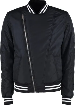Techno Satin Bomber Jacket