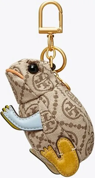 T Monogram Jacquard Toad Key Ring