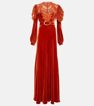 Velvet gown