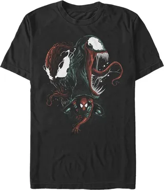 Men's Marvel Venom Alien Symbiote Duo T-Shirt - Black - 2X Large
