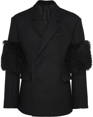 Double-Breasted Wool Jacket