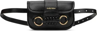See by Chloé Black Saddie Belt Bag