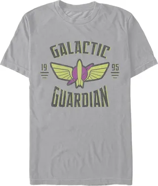 Men's Toy Story Galactic Guardian 1995 T-Shirt - Silver - 2X Large