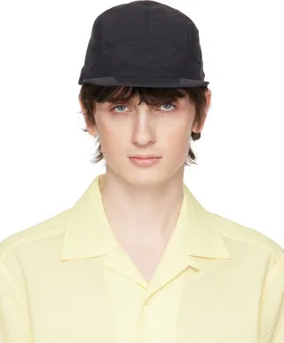 ZEGNA Black Perforated Cap