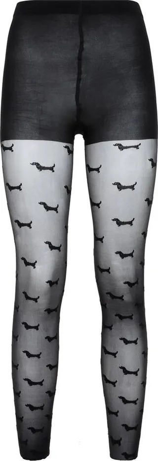Thom Browne Hector-Motif High Waist Tights