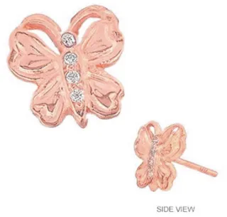Diamond Icon Butterfly Earring