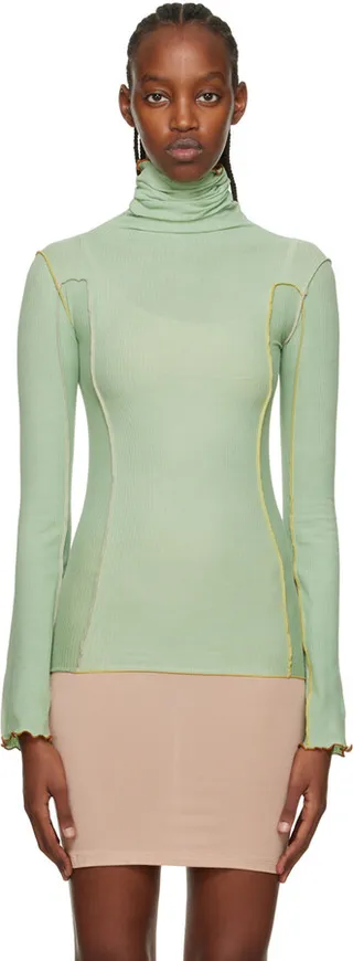 Baserange Green Omato Turtleneck