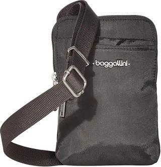 Baggallini Anti-Theft Activity Crossbody (Charcoal) Handbags
