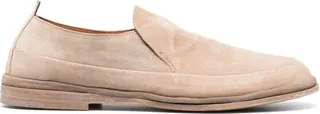 Round-Toe Suede Loafers