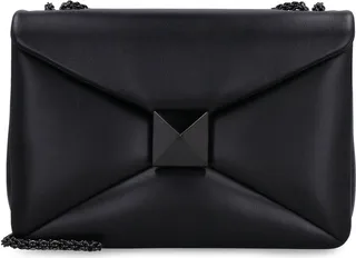 Valentino Garavani One Stud Chain-Link Crossbody Bag