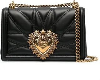 medium Devotion quilted shoulder bag