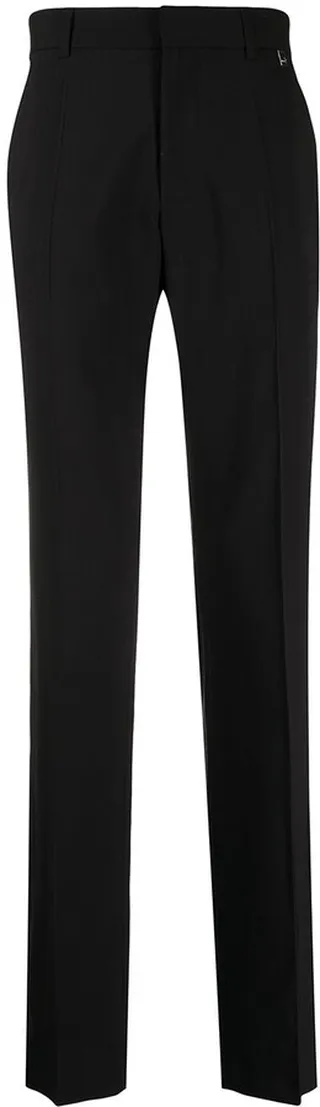 Tailored-Cut Straight-Leg Trousers