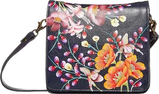 Anuschka Small Messenger - 669 (Moonlit Meadow) Handbags