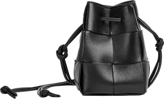 Mini Cassette Cross-Body Bucket Bag