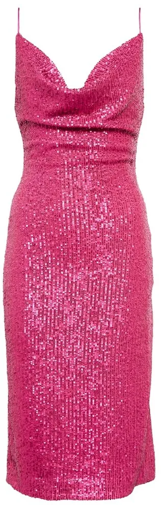 Missing Hours sequinned midi dress