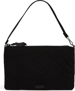 Vera Bradley Women's Microfiber RFID Convertible Wristlet Classic Black