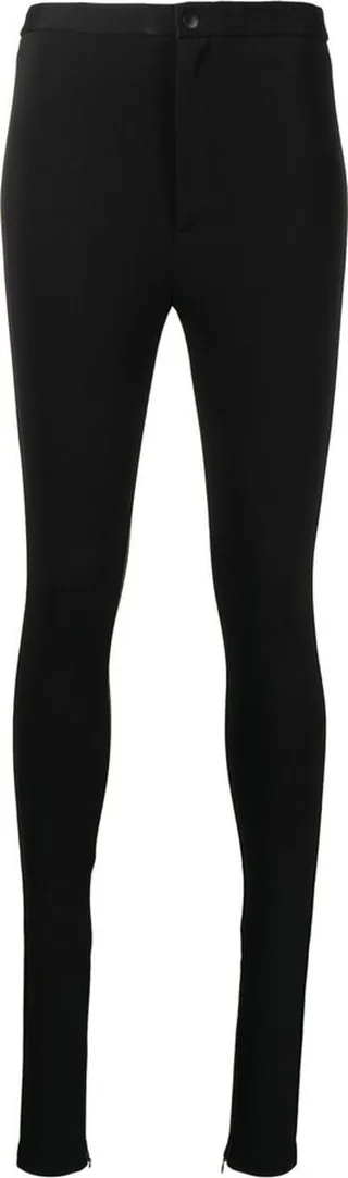 High-Waist Skinny Trousers