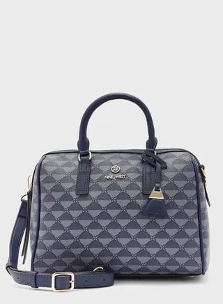 Top Handle Zip Over Satchel