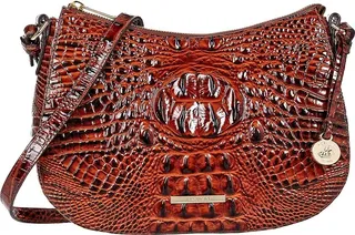 Brahmin Melbourne Shayna Crossbody (Pecan) Handbags