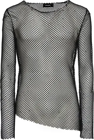 Mesh long sleeve t-shirt
