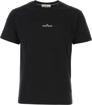 Stone Island Graphic Printed Crewneck T-Shirt