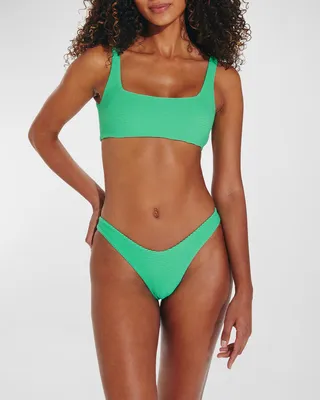 Zuri Ribbed Bralette Bikini Top