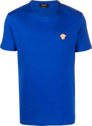 Medusa head embroidered T-shirt
