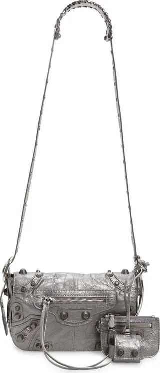 Le Cagole Leather Crossbody Bag