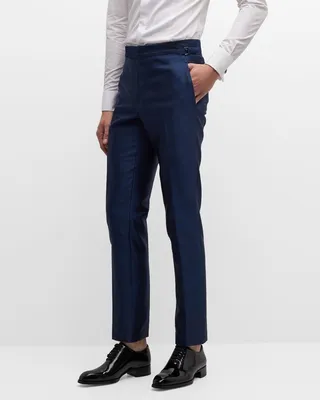 Men's Shiny Twill Dress Pants
