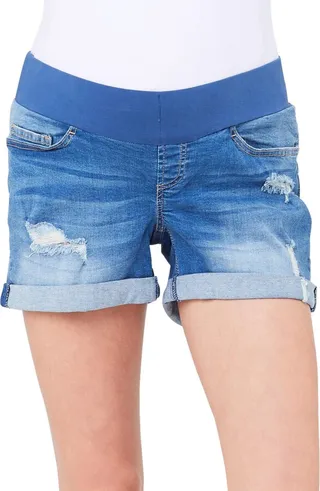 Maternity Baxter Denim Boyfriend Short