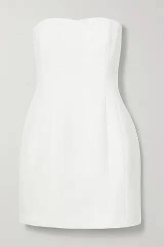 A.L.C. - Elsie Strapless Cady Mini Dress - White