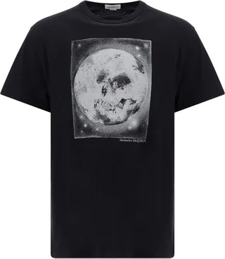 Alexander McQueen Printed Crewneck T-Shirt