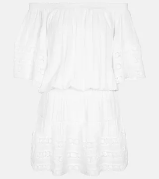 Michelle off-shoulder minidress