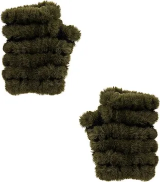 Faux Fur Mitten