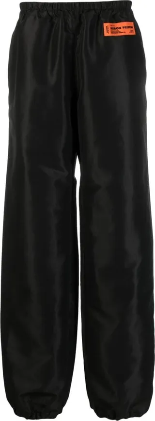 Logo-Patch Wide-Leg Trousers