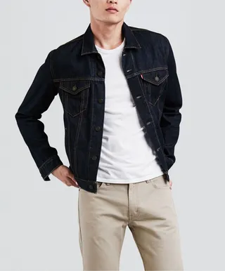 Levi's Men's Regular Fit Non-Stretch Denim Trucker Jacket