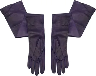 Bottega Veneta Intrecciato Purple Leather Gloves 306098-V5100-5050