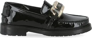 Chain Group Patent Leather Bit Loafers