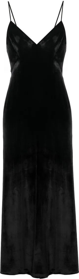 Julietta velvet slip dress