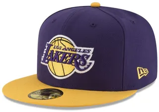 New Era Los Angeles Lakers Basic 2 Tone 59FIFTY Fitted Cap
