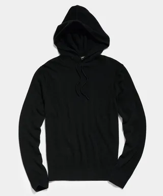 Cashmere Hoodie in Black