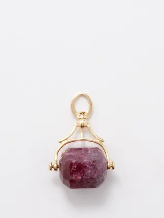 Malo Ruby & 9kt Gold Charm