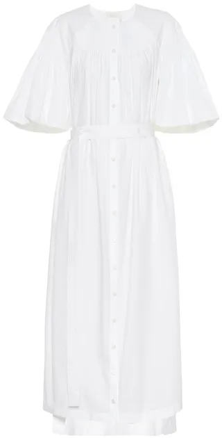 Cotton midi dress
