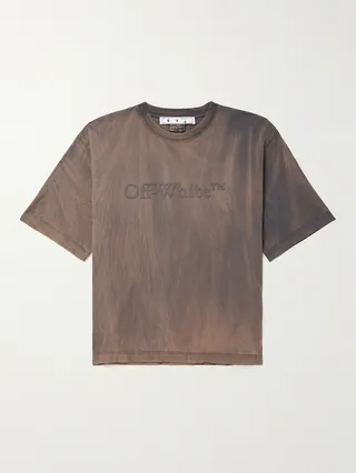 Appliquéd Tie-Dyed Cotton-Jersey T-Shirt
