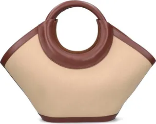 Hereu Cabasso Round-Handle Tote Bag