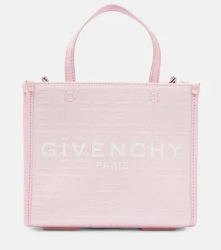 G Mini jacquard canvas tote bag
