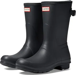 Hunter Original Back Adjustable Short (Dark Slate) Women's Rain Boots