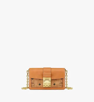 Tracy Crossbody in Visetos Leather Block